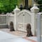 Glitzhome® 20.5" Guardian Sitting Lion Statue Set
